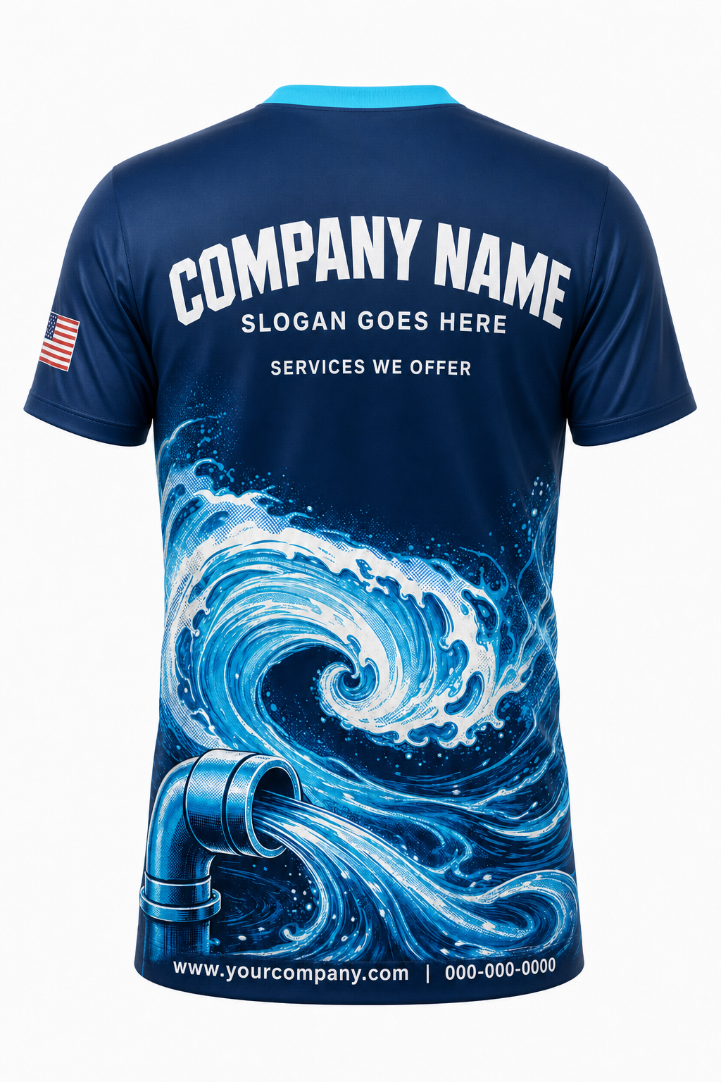 Wave Poster - Crew Uniform back