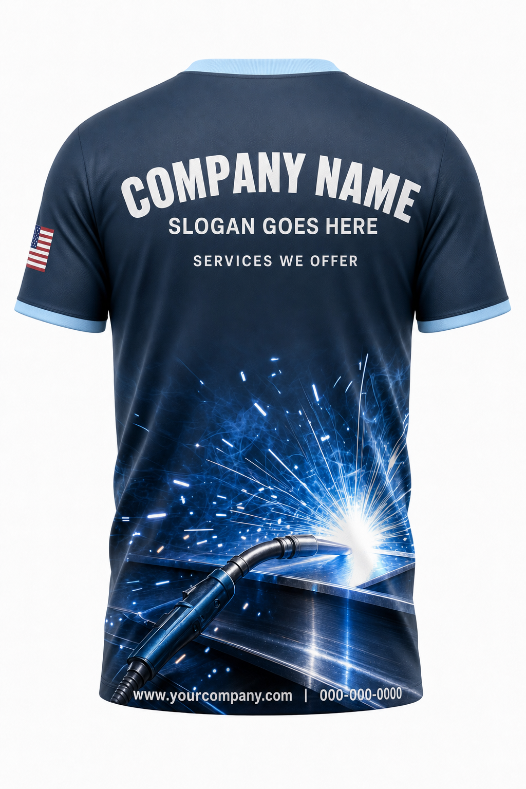 Weld Arc - Crew Uniform back