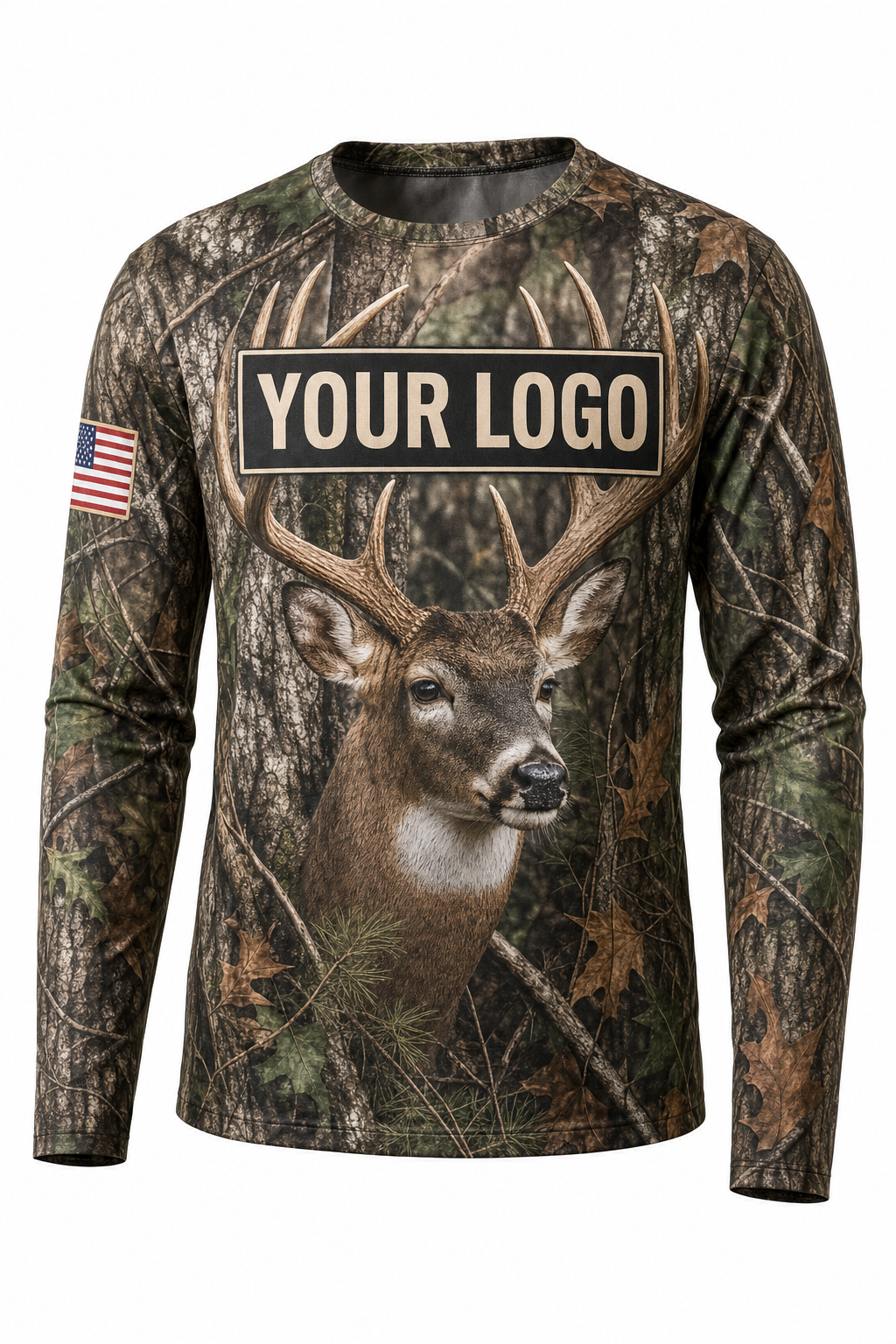Whitetail Woodland Custom Hunting Team Uniform - custom crew uniform