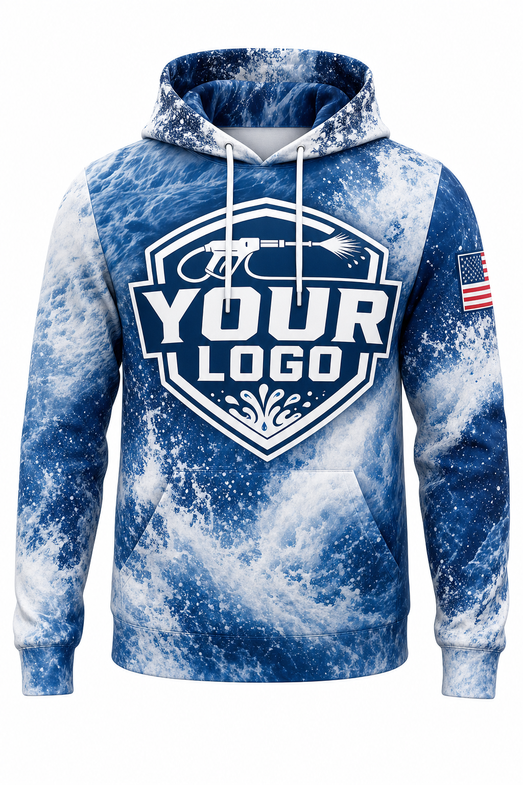 Whitewater Rapids custom roof cleaning & pressure washing crew uniform Hoodie — front
