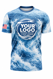 Whitewater Rapids custom roof cleaning & pressure washing crew uniform T-Shirt — front