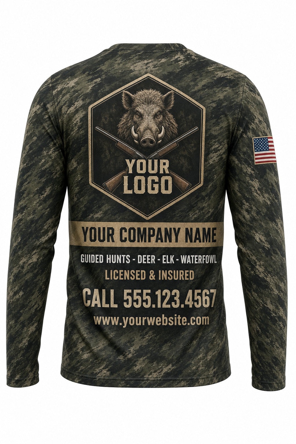 Wild Hog Custom Hunting Team Uniform - custom crew uniform