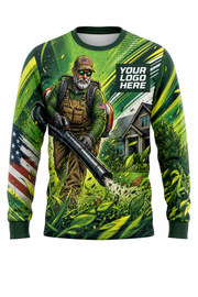 Patriot Yard Crew — Lawn Care Crew Long Sleeve (Custom AOP)