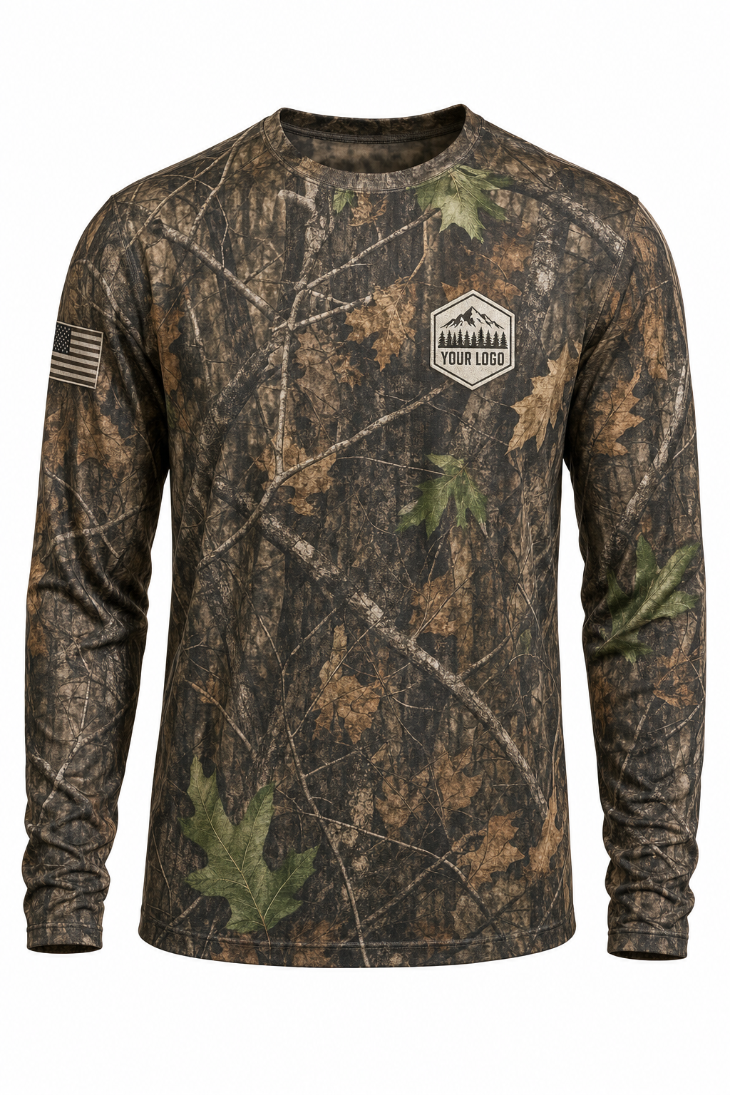Camo Texture Guide Crew Shirt - custom crew uniform
