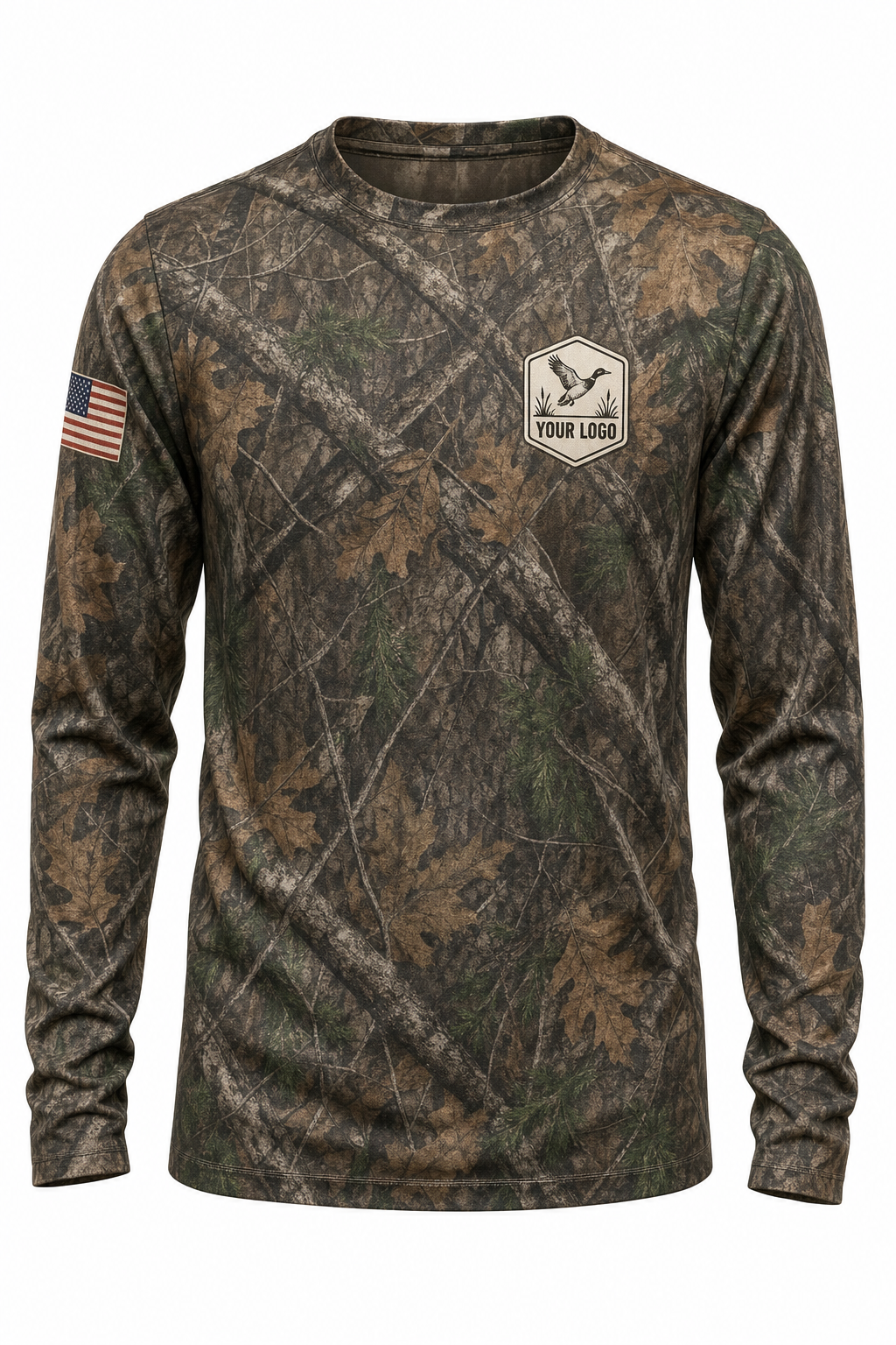 Waterfowl Guide Crew Shirt - custom crew uniform