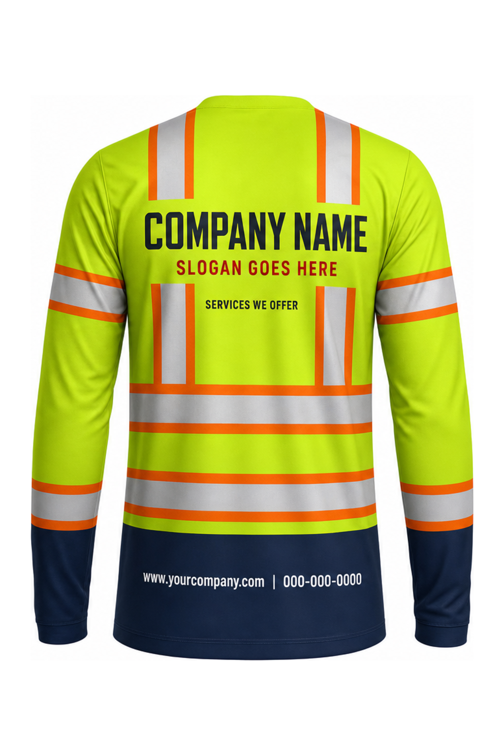 Signature Custom Work Crew — Long Sleeve #02 back