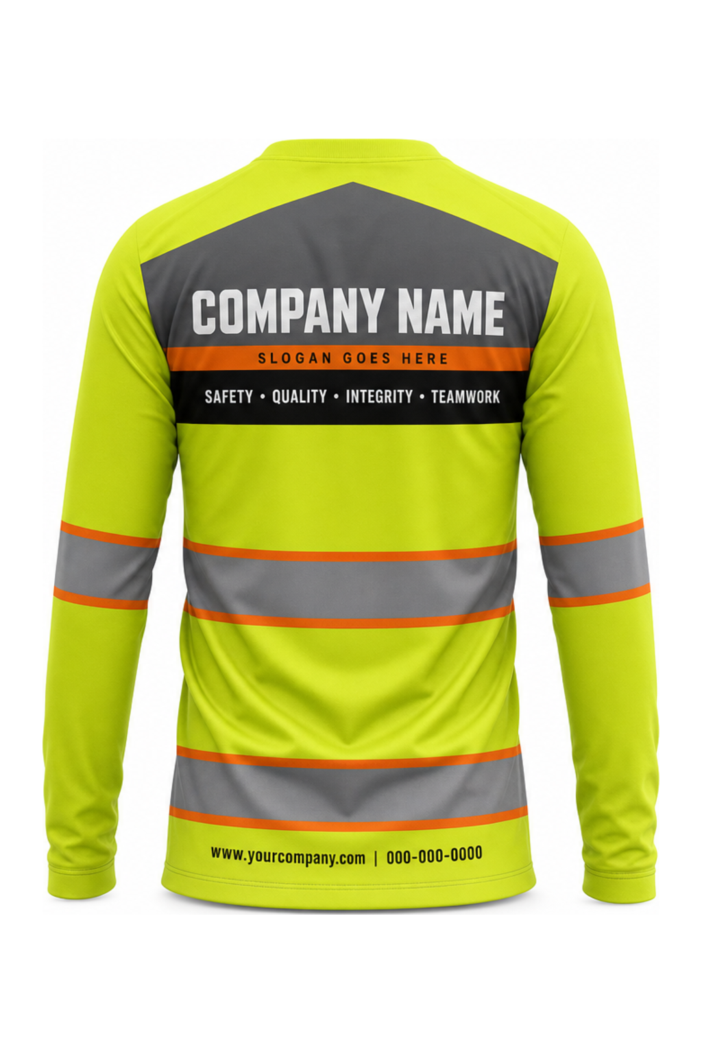 Signature Custom Work Crew — Long Sleeve #03 back