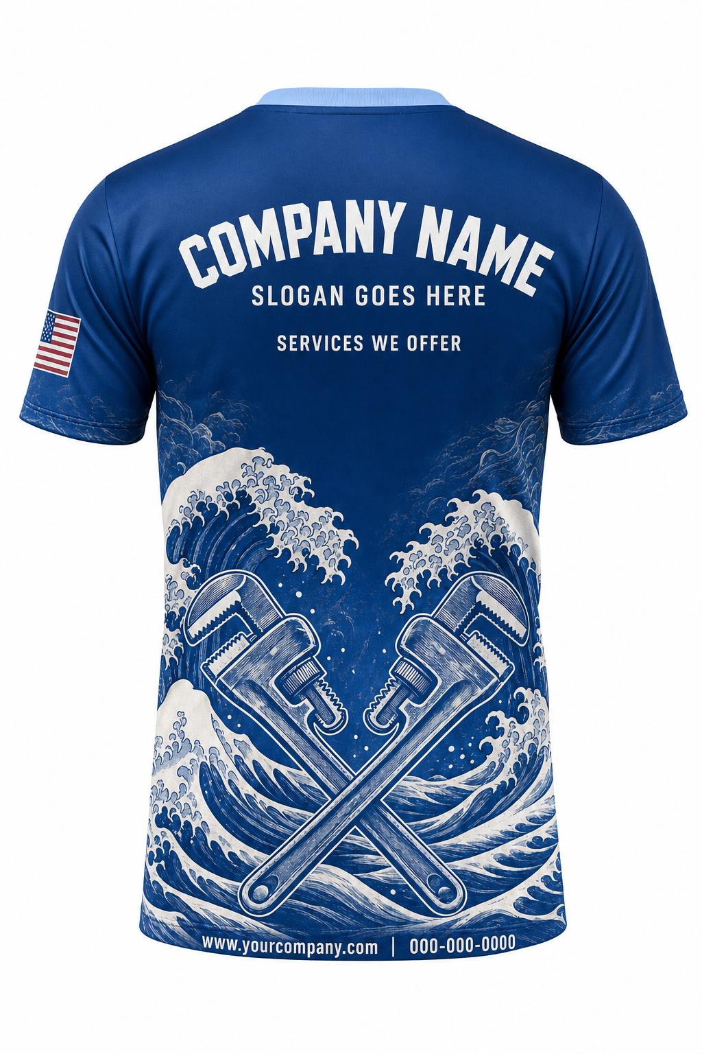 Indigo Wave - Crew Uniform back
