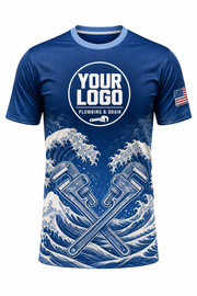 Indigo Wave custom plumbing crew uniform