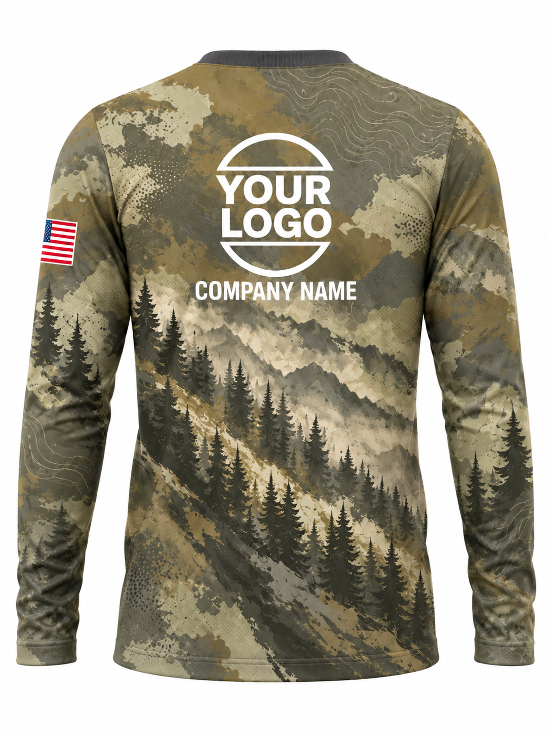Camo Signature Crew #04 crew uniform - back