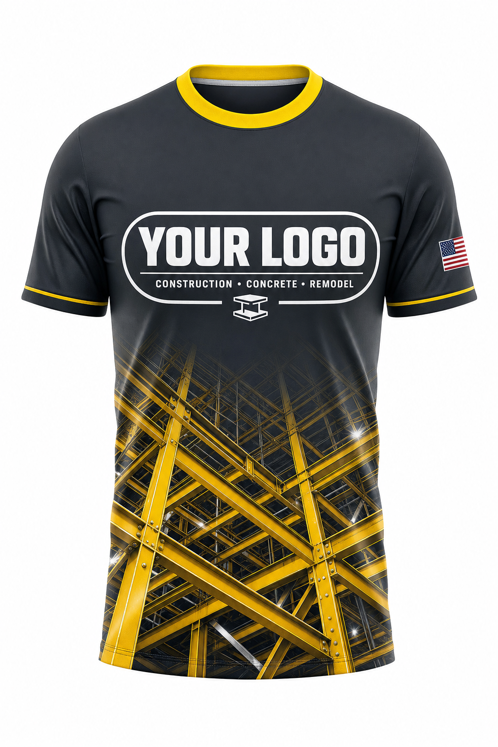 Steel Grid custom construction crew uniform