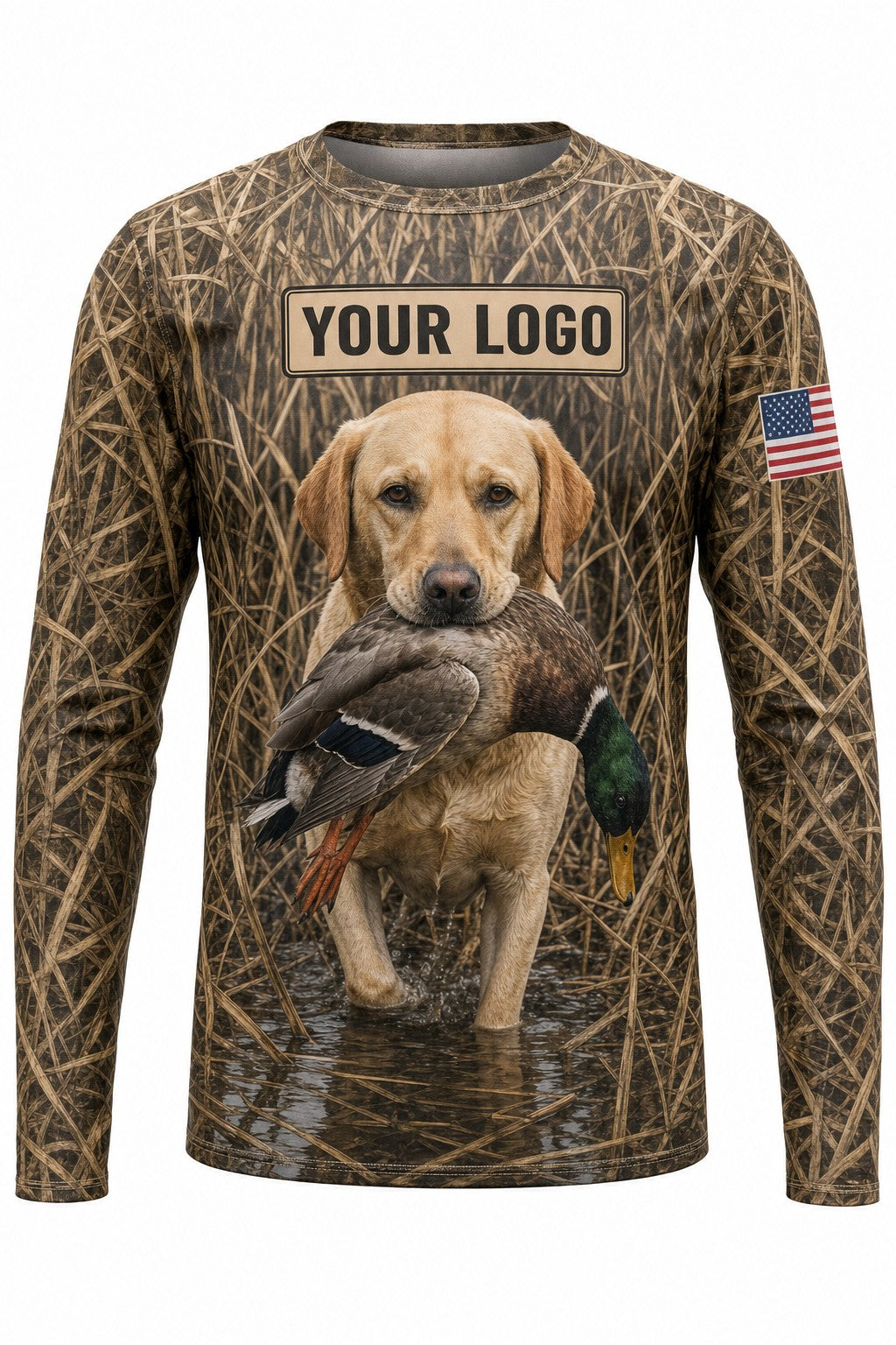 Yellow Lab Duck Custom Hunting Team Uniform - custom crew uniform