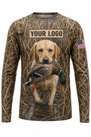 Yellow Lab Duck Custom Hunting Team Uniform - custom crew uniform