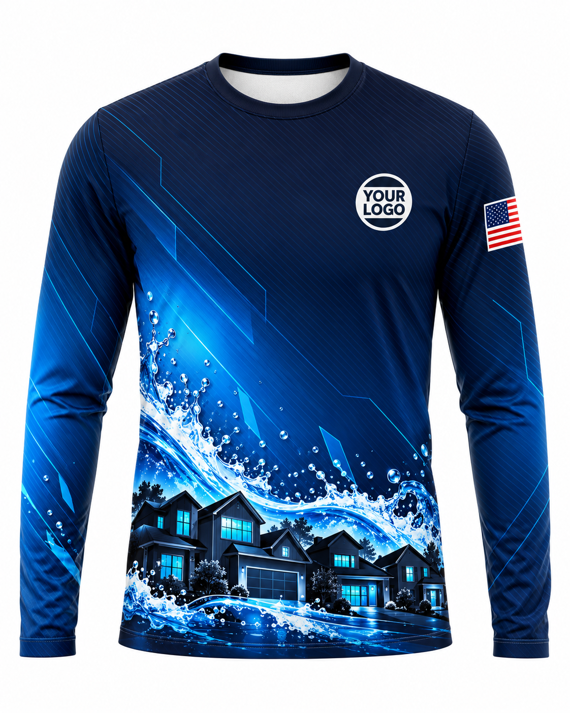 Aqua Signature Crew #17 crew uniform - front